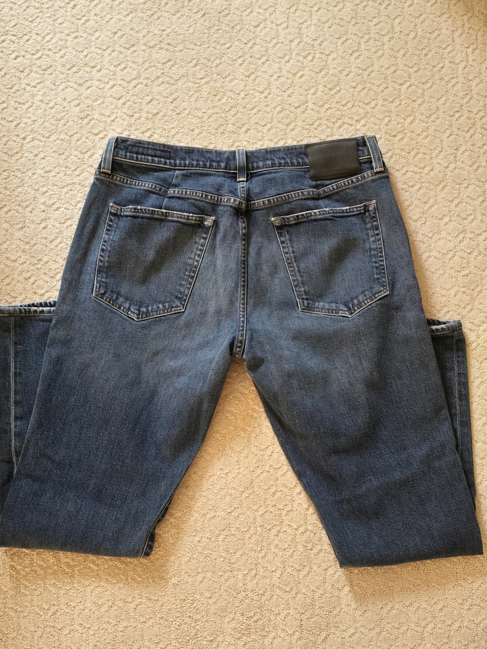Citizens Of Humanity Men's Indigo Straight Jeans 36x29 - Picture 4 of 6